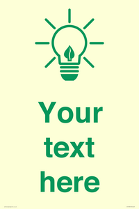 SV10789: Custom Green save energy