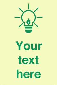SV10789: Custom Green save energy