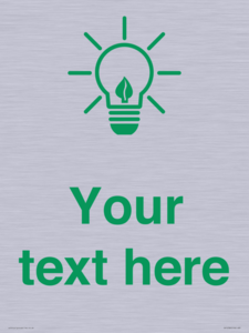 SV10789: Custom Green save energy