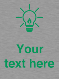 SV10789: Custom Green save energy