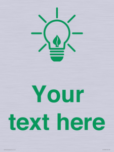 SV10789: Custom Green save energy