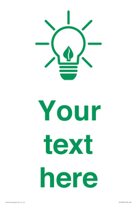 SV10789: Custom Green save energy