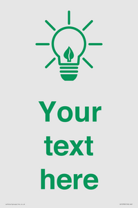 SV10789: Custom Green save energy