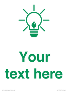 SV10789: Custom Green save energy