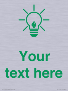 SV10789: Custom Green save energy