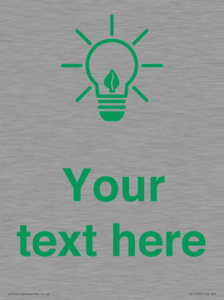 SV10789: Custom Green save energy