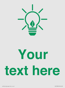SV10789: Custom Green save energy