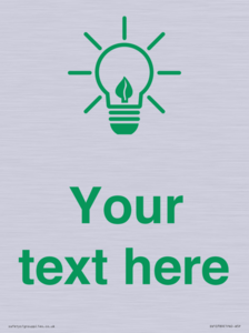 SV10789: Custom Green save energy
