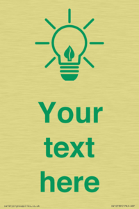 SV10789: Custom Green save energy