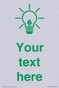 SV10789: Custom Green save energy