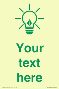 SV10789: Custom Green save energy