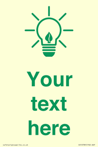 SV10789: Custom Green save energy