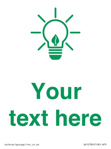 SV10789: Custom Green save energy