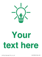 SV10789: Custom Green save energy