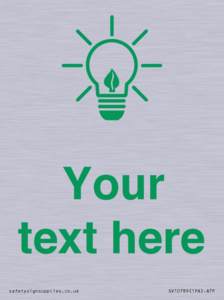 SV10789: Custom Green save energy