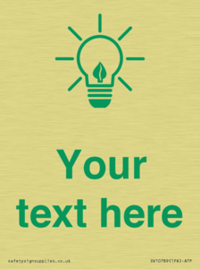 SV10789: Custom Green save energy