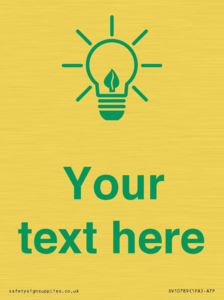 SV10789: Custom Green save energy