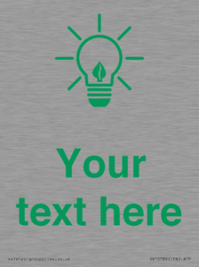 SV10789: Custom Green save energy