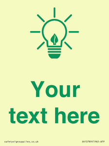 SV10789: Custom Green save energy