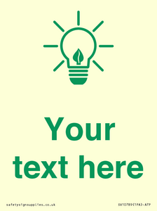 SV10789: Custom Green save energy