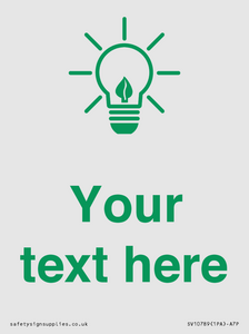 SV10789: Custom Green save energy