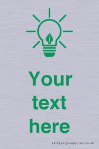 SV10789: Custom Green save energy