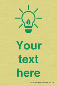 SV10789: Custom Green save energy