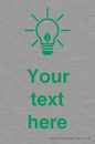 SV10789: Custom Green save energy