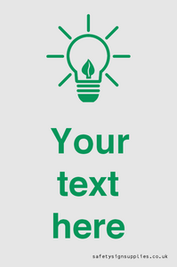 SV10789: Custom Green save energy