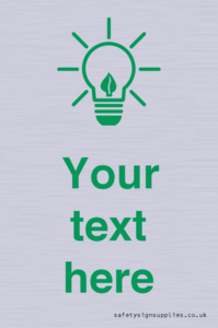 SV10789: Custom Green save energy