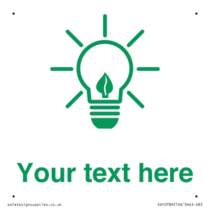 SV10789: Custom Green save energy