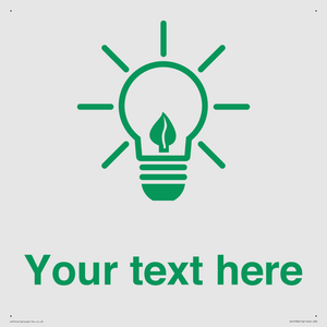 SV10789: Custom Green save energy