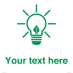 SV10789: Custom Green save energy