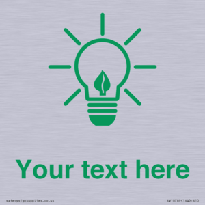 SV10789: Custom Green save energy