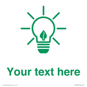 SV10789: Custom Green save energy