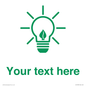 SV10789: Custom Green save energy