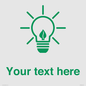 SV10789: Custom Green save energy