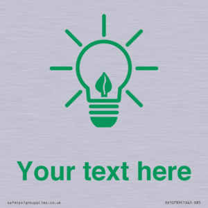 SV10789: Custom Green save energy