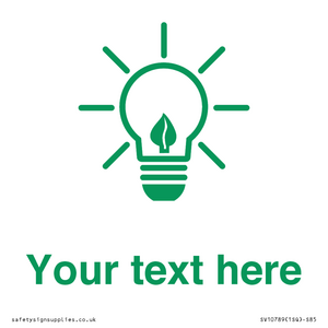 SV10789: Custom Green save energy