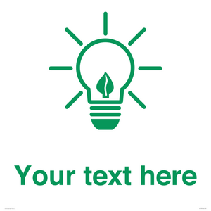 SV10789: Custom Green save energy