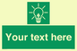 SV10791: Custom Green square with Save Energy