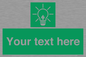 SV10791: Custom Green square with Save Energy