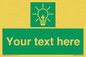 SV10791: Custom Green square with Save Energy