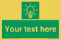 SV10791: Custom Green square with Save Energy