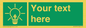 SV10791: Custom Green square with Save Energy