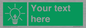 SV10791: Custom Green square with Save Energy