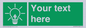 SV10791: Custom Green square with Save Energy