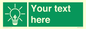 SV10791: Custom Green square with Save Energy