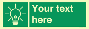 SV10791: Custom Green square with Save Energy
