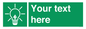 SV10791: Custom Green square with Save Energy